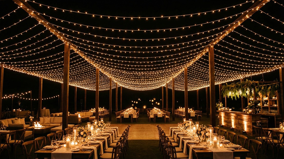 Event Lighting Canopy String Lights